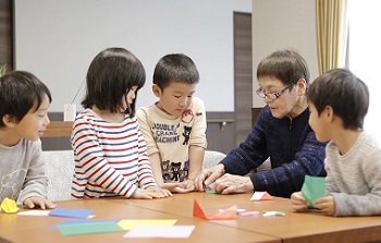 臨床美術の様子