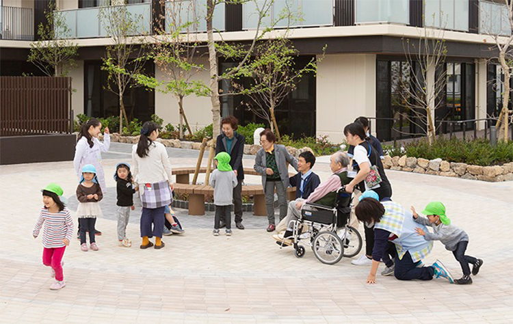 幼老ふれいあいの様子1